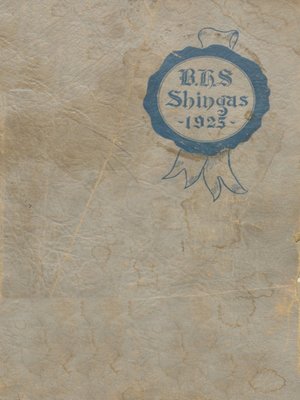 cover image of Beaver High School - Shingas - 1925